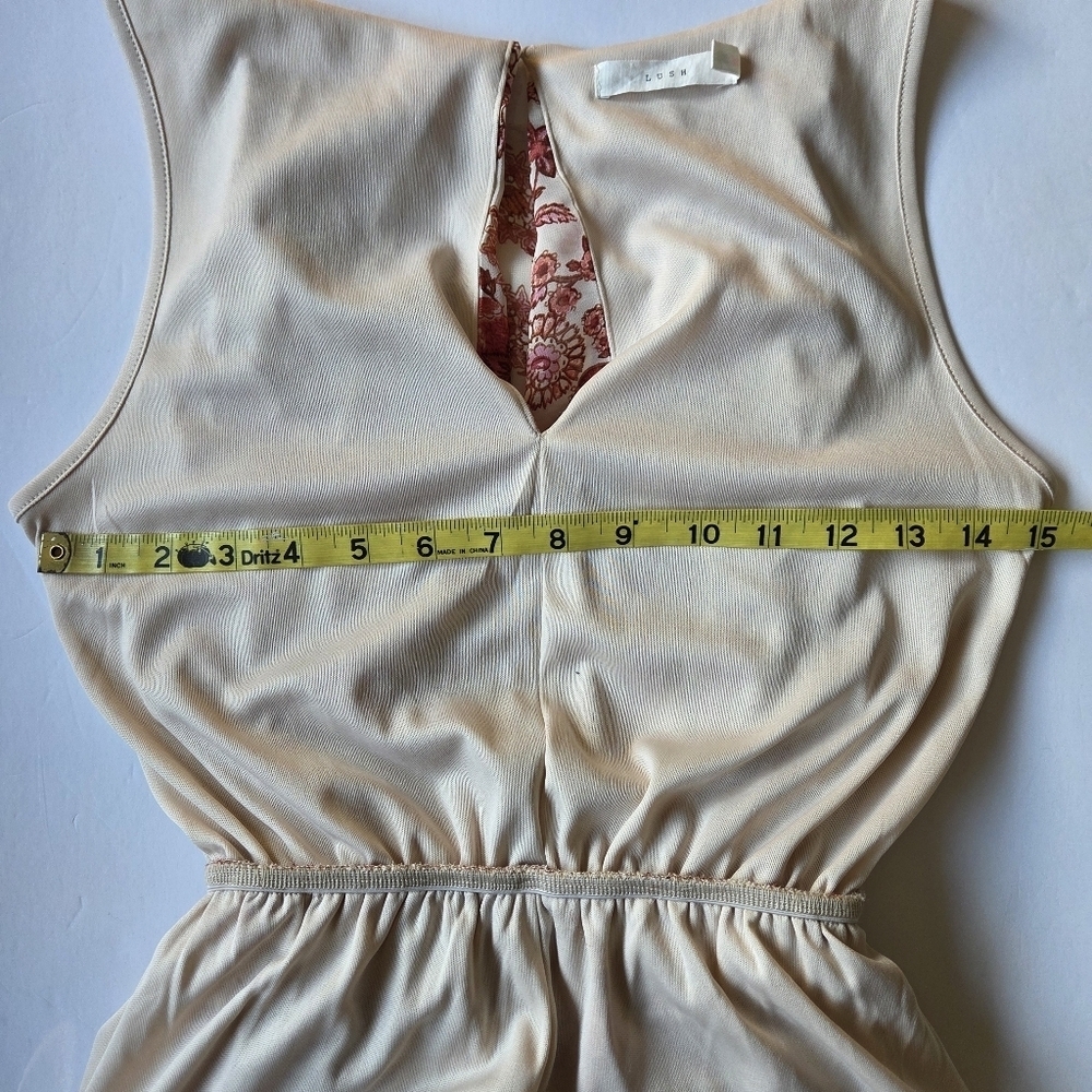 Lush Floral Pink And Cream Dress - Picture 7 of 9